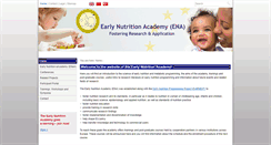 Desktop Screenshot of early-nutrition.org